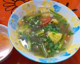Hình bước làm 2 của món Canh ngót rau cần nước