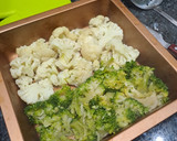 Foto del paso 8 de la receta: Coliflor y Brócoli con Carne Picada y Bechamel