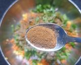 A picture of step 3 of Corn Spinach Besan Tikki.