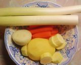 Foto del paso 1 de la receta Crema de puerros y zanahorias