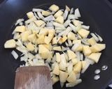 Foto del paso 3 de la receta Espaguetis con manzana y bacon