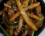 A picture of step 6 of Honey Chili Potato.