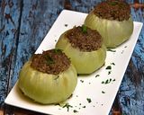 Pieczone kalarepki z kaszanką krok przepisu 1 zdjęcie