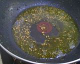 A picture of step 6 of Palak paneer.