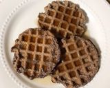 A picture of step 4 of Low Carb (Keto- Friendly) Fiber Waffle Pancakes.