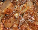 A picture of step 5 of Kathal sabzi.
