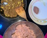 A picture of step 6 of Lebanese Kibbeh.