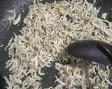 Foto langkah ke 2 dari resep Tumis Bunga Pepaya Petai Asmara.