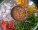 A picture of step 1 of Vermicelli biryaani.