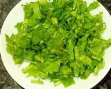 A picture of step 2 of Palak Raita.