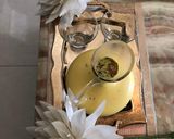 A picture of step 4 of Kesar pista thandai.