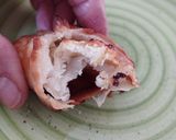 Túrós batyu gluténmentes leveles tésztából, laktózmentes töltelékkel recept fázis 4 fotója