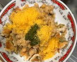 A picture of step 2 of Ragada samosa.