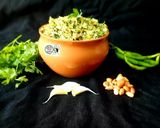 A picture of step 4 of Maharastrian - Zanzanit Hirvi Mirchi Lahsun Thhecha.