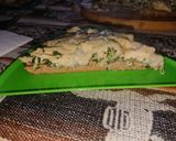 Foto del paso 6 de la receta: Pizza integral de pollo y espinaca 🍕