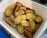 Une image de l'étape 5 de Pommes de terre rouges à l'ail rose et herbes de Provence.