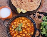 लच्छा पराठा और चना मसाला रेसिपी चरण 10 फोटो