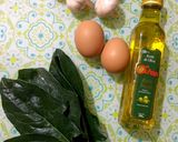 Foto del paso 1 de la receta: Champiñones con Tortilla de Espinaca