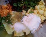 A picture of step 2 of Chhena Tikki.