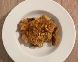 Une image de l'étape 5 de Crumble aux pommes, bananes & canelle.