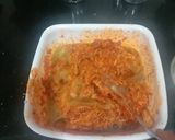 A picture of step 4 of Spicy raw mango lacha Achar.