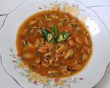 Foto langkah ke 5 dari resep Kerang saus Pedas Manis.