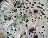 A picture of step 3 of Semolina onion dosa.