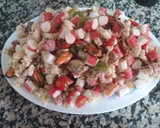 Foto del paso 4 de la receta: Ensalada de marisco y pasta