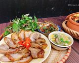 Hình bước làm 3 của món Gà hầm thuốc bắc