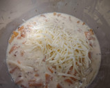 Foto del paso 8 de la receta: Moussaka de batata con pasas y crema de anís con albaricoques