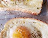 Egg in a hole recipe step 2 photo