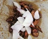 Gambar langkah 4 resipi Hati & Pedal Ayam Masak Rempah.