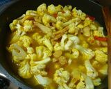Pas rețetă Cavolfiore e pollo al curry 2 fotografie
