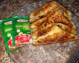 A picture of step 4 of (Leftover) kabab sandwich 🥪.