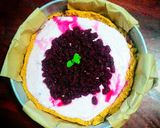 รูปขั้นตอนการทำที่ 3 ของ Mixberry yogurt pie ไม่ง้อเตาอบ ทำได้ง่ายๆ