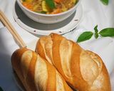 Hình bước làm 8 của món Cà Ri Dê Bánh Mì