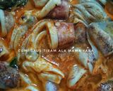 Foto langkah ke 4 dari resep Cumi Cumi Saus Tiram.