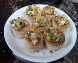 A picture of step 2 of Cheesy vol-vou-vent-shells.