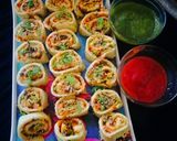 वेज सूजी रोल्स (veg suji rolls recipe in Hindi) रेसिपी चरण 10 फोटो