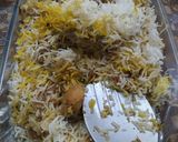 A picture of step 4 of Chicken Tikka Biryani.
