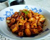 Foto langkah ke 7 dari resep Ayam Tahu Goreng Mentega.