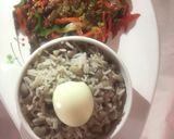 A picture of step 7 of Garau garau&Steak stir fry.