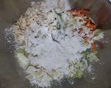A picture of step 1 of Chicken Vegetables fritters 😍.