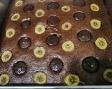Gambar langkah 6 resipi Kek Pisang Coklat.