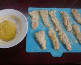 Rántott csirkemell-csíkok recept fázis 1 fotója