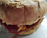 A picture of step 2 of Chicken Burger Sandwich.