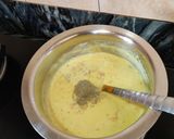 A picture of step 3 of Golden Milk.
