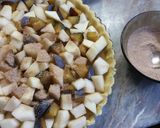 Őszi körtés-szilvás pitém /Herbstlich Birne-Pflaumekuchen recept fázis 7 fotója