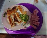 Foto del paso 4 de la receta: Rollitos de queso philadelphia con jamón