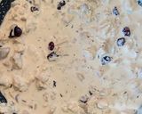 A picture of step 1 of Chicken Quesadillas with Cream Sauce and Cranberries.
